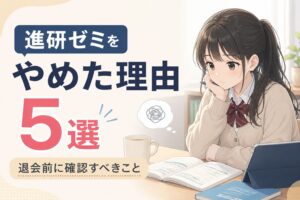 進研ゼミをやめた理由と退会前の確認ポイント